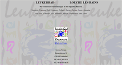 Desktop Screenshot of leukerbad-vacances.ch