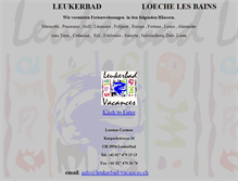 Tablet Screenshot of leukerbad-vacances.ch